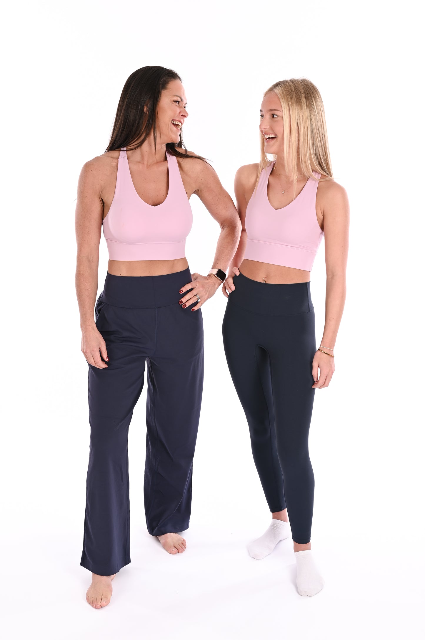 Twist Back Sports Bra - Blossom Pink