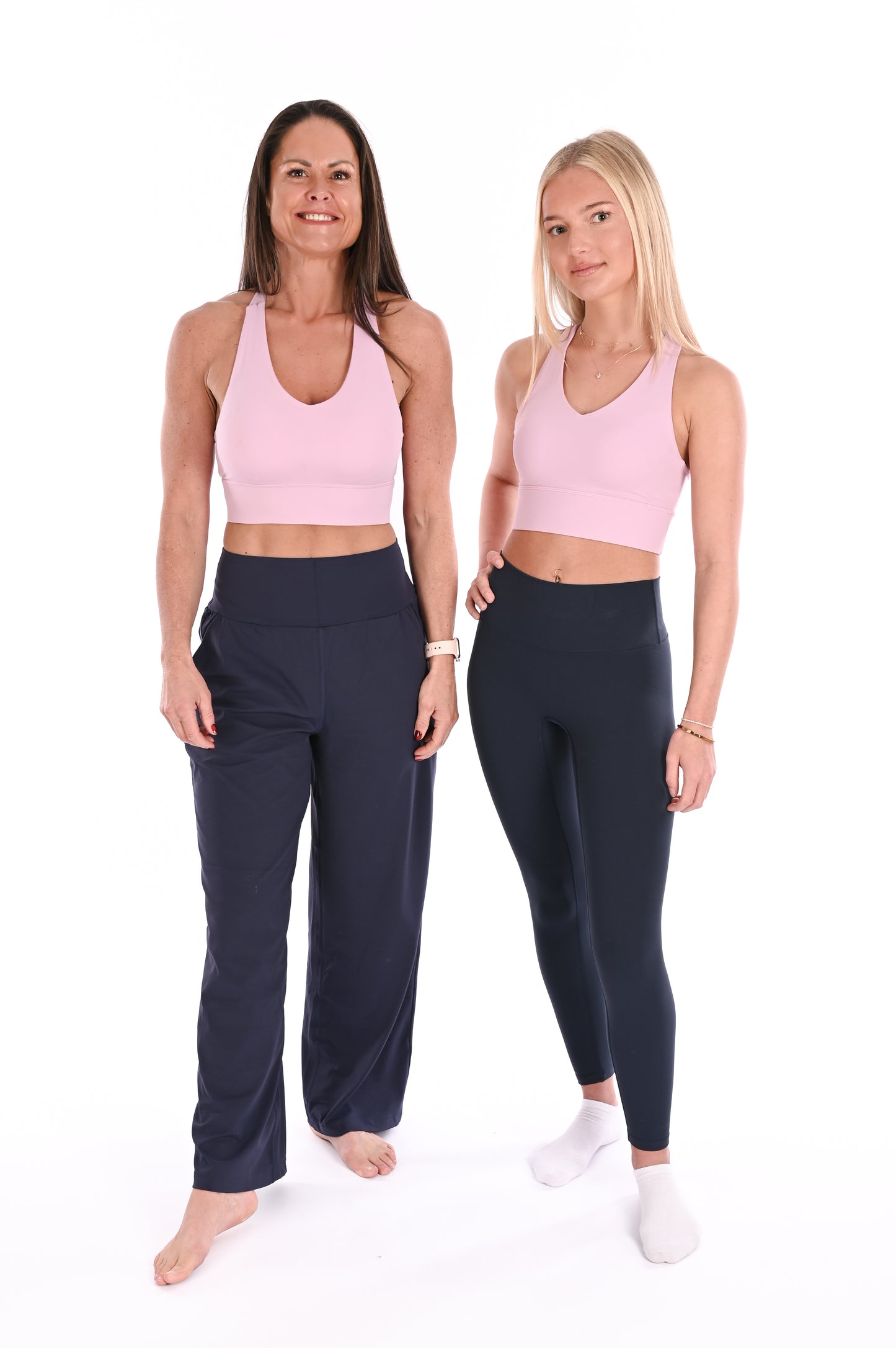 Twist Back Sports Bra - Blossom Pink