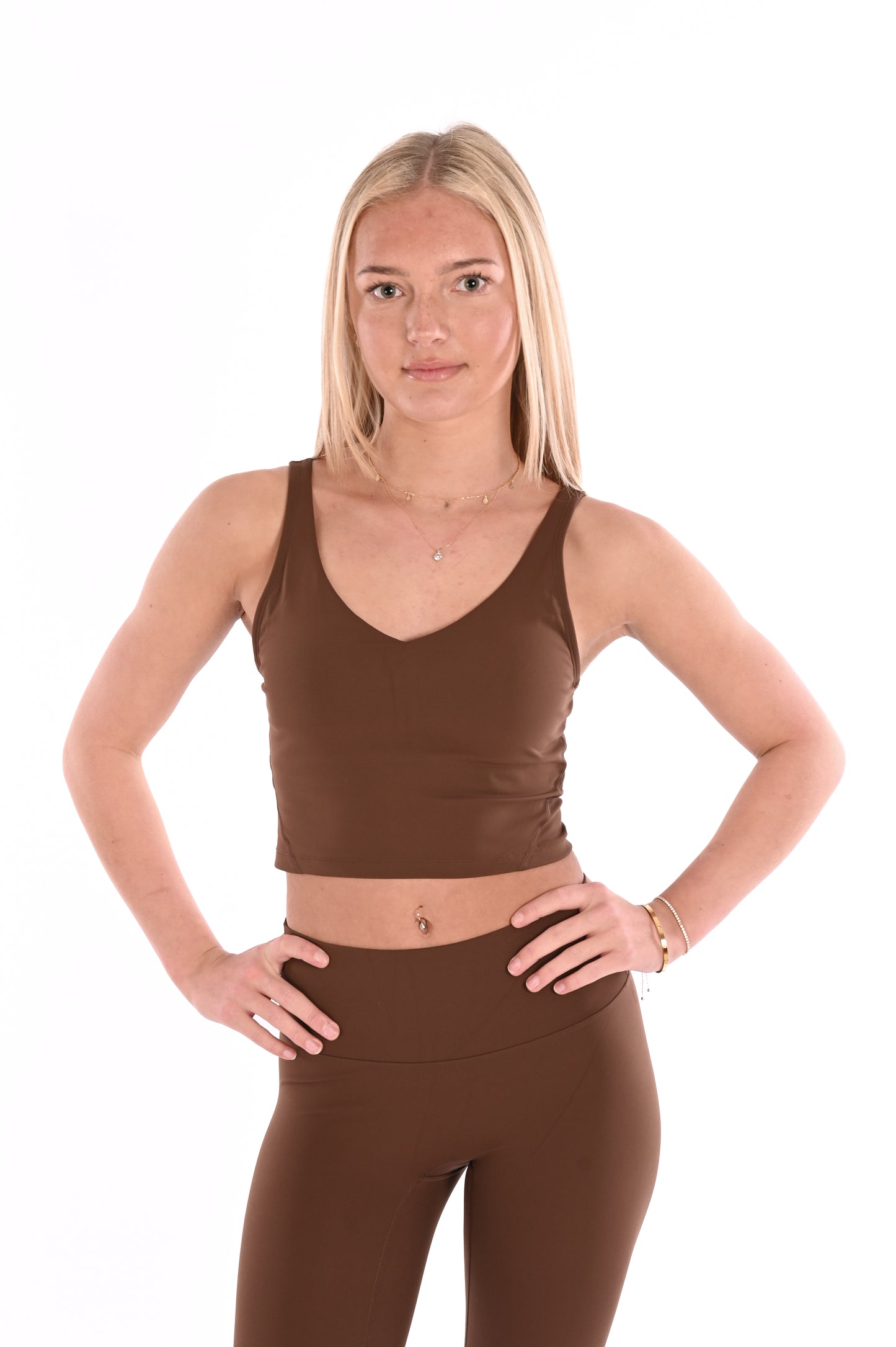 Classic Crop Top - Chocolate