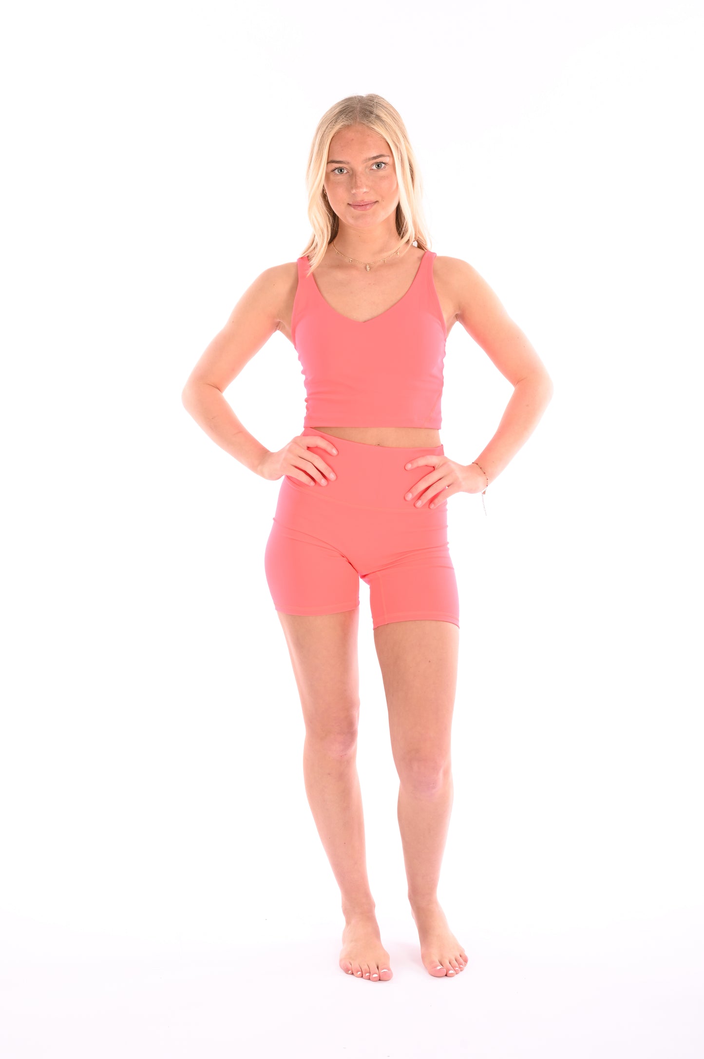 Classic Mid Length Shorts - Dragonfruit