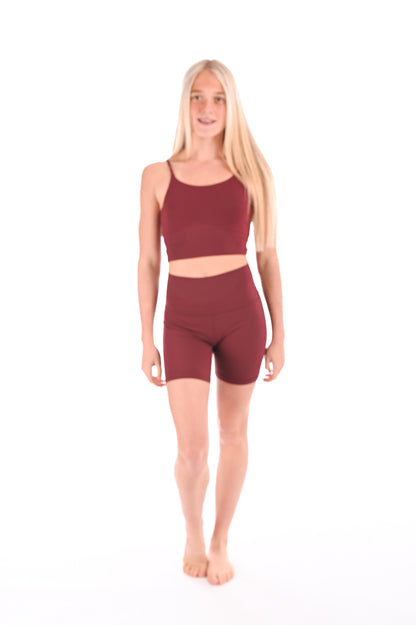 Spaghetti Strap Vest Top - Berry