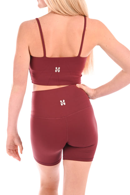 Flow Mid Length Shorts - Berry