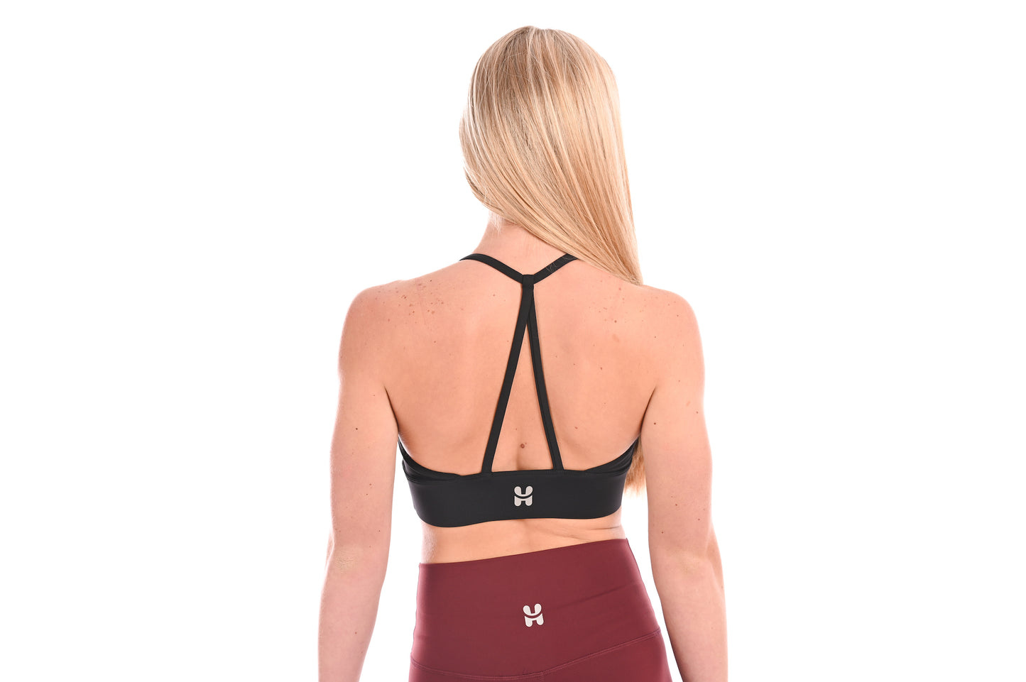 Strappy Sports Bra - Black