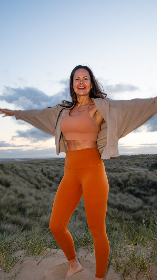Flow Leggings - Burnt Orange