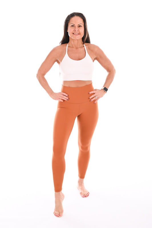 Flow Leggings - Burnt Orange