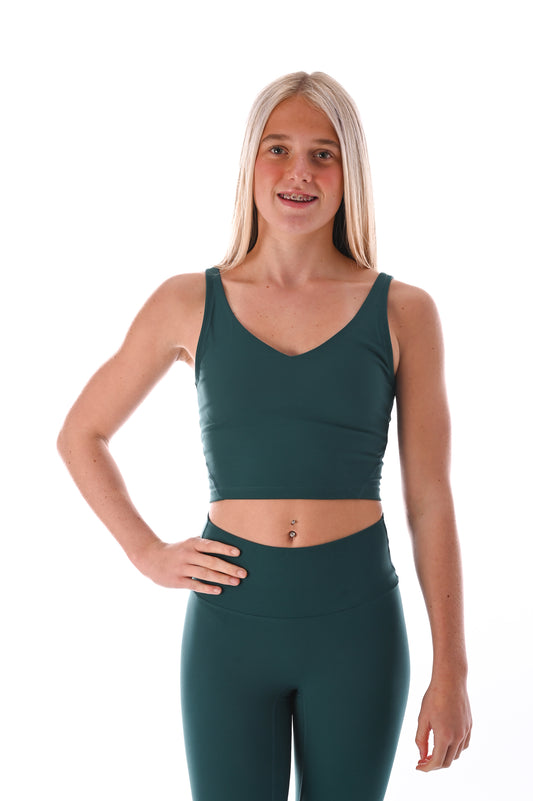 Flow Crop Top - Teal