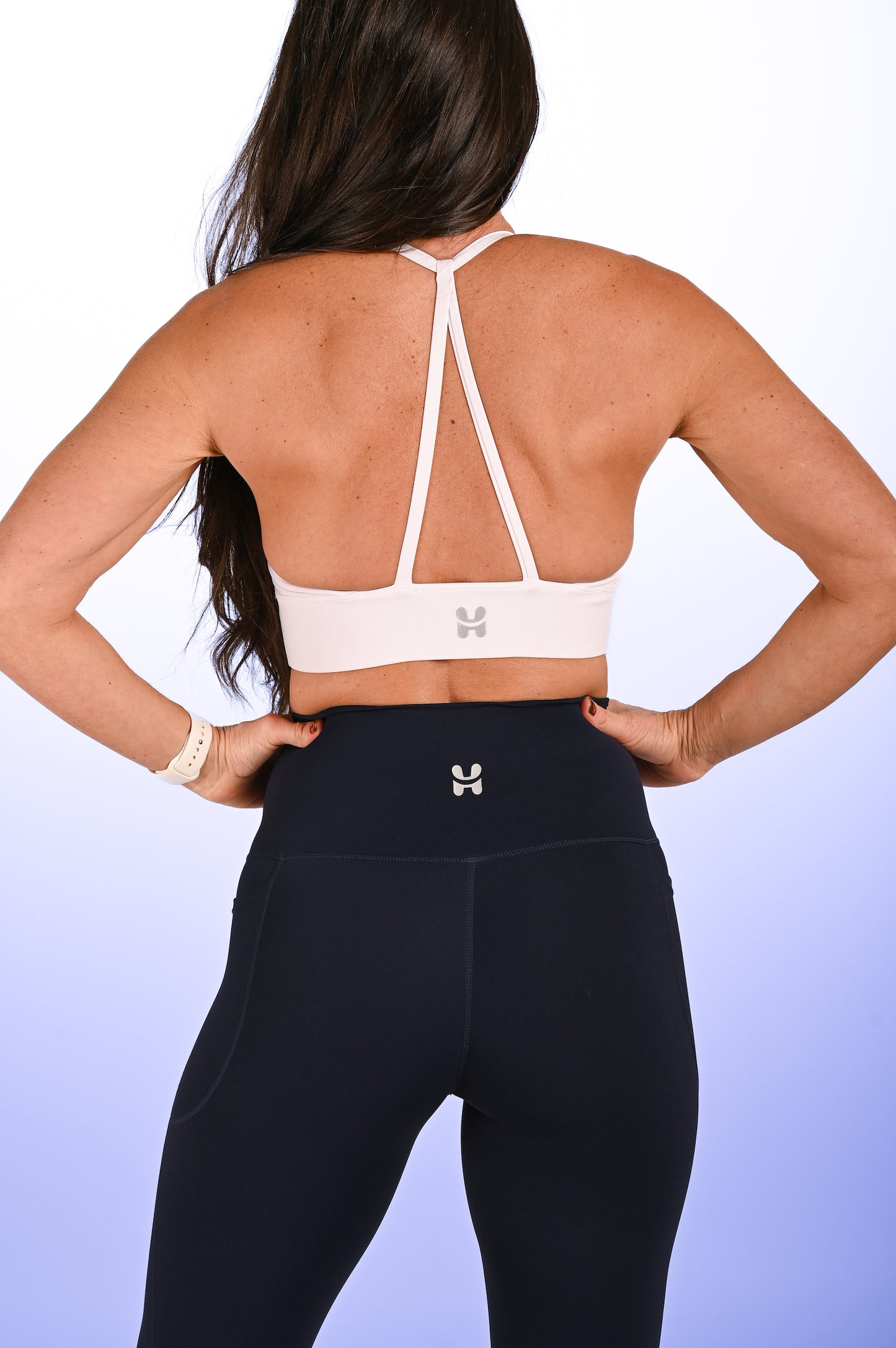 Strappy Sports Bra - White