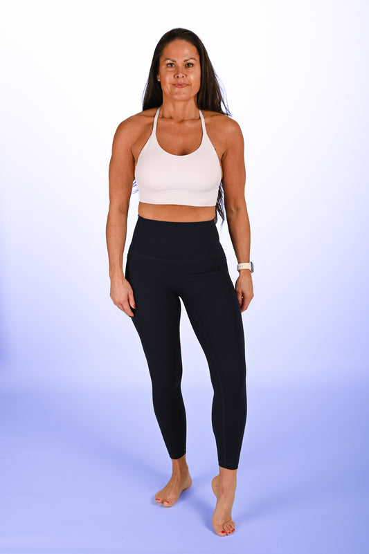 Strappy Sports Bra - White