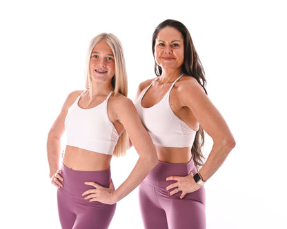 Strappy Sports Bra - White